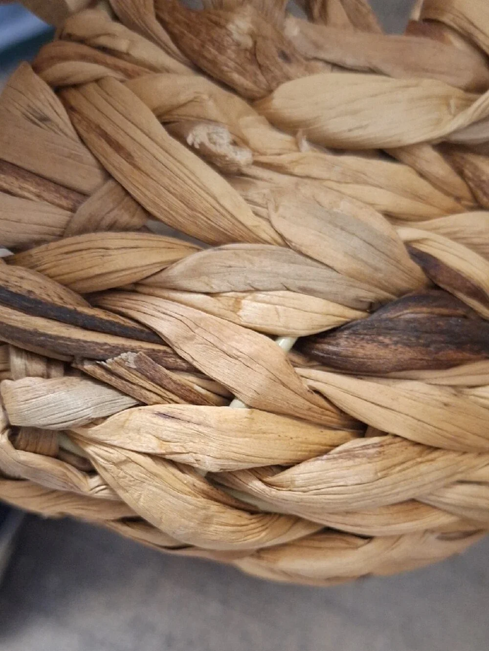 Seagrass Woven Storage Basket with Handles